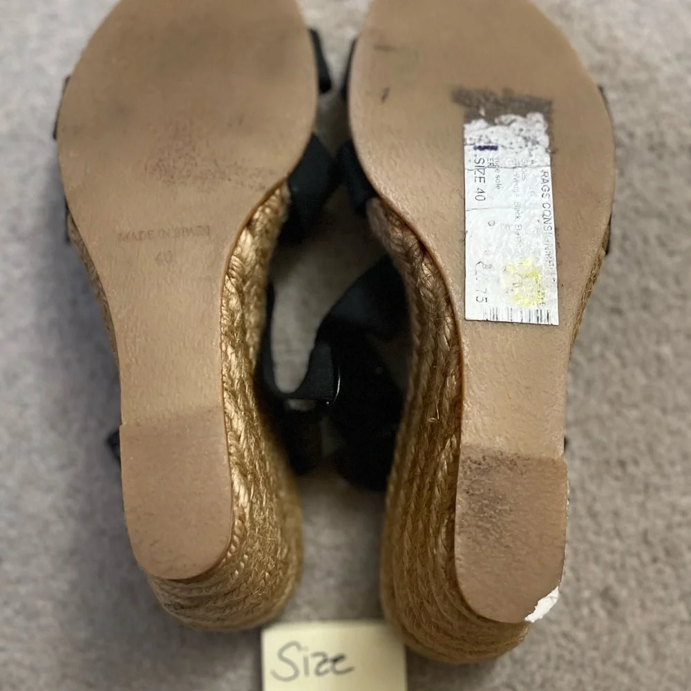 Eric Michael Espadrilles Made in Spain Women Sandals Size 10